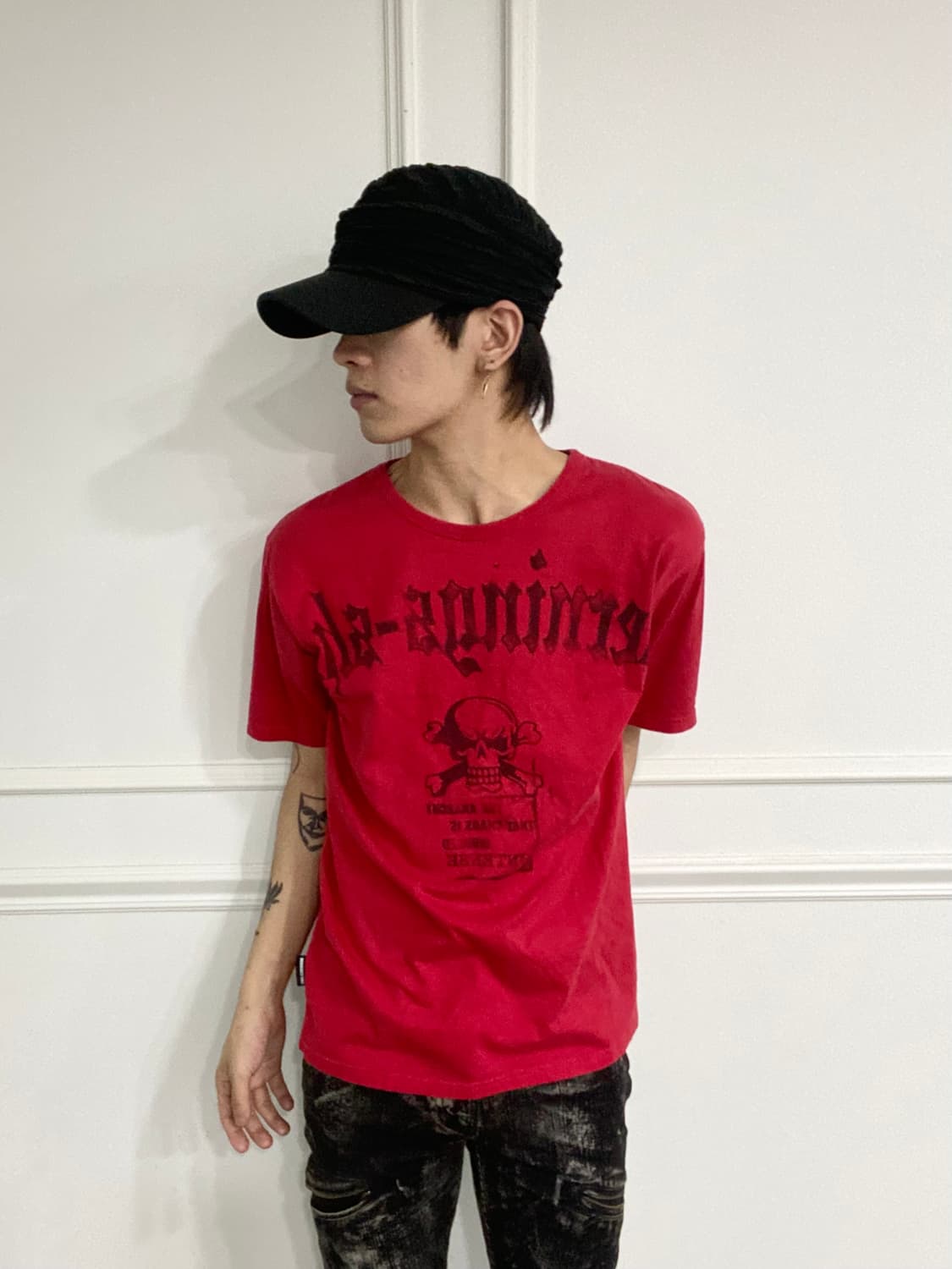 [Bernings sho] Skull Print Tee 상품이미지1