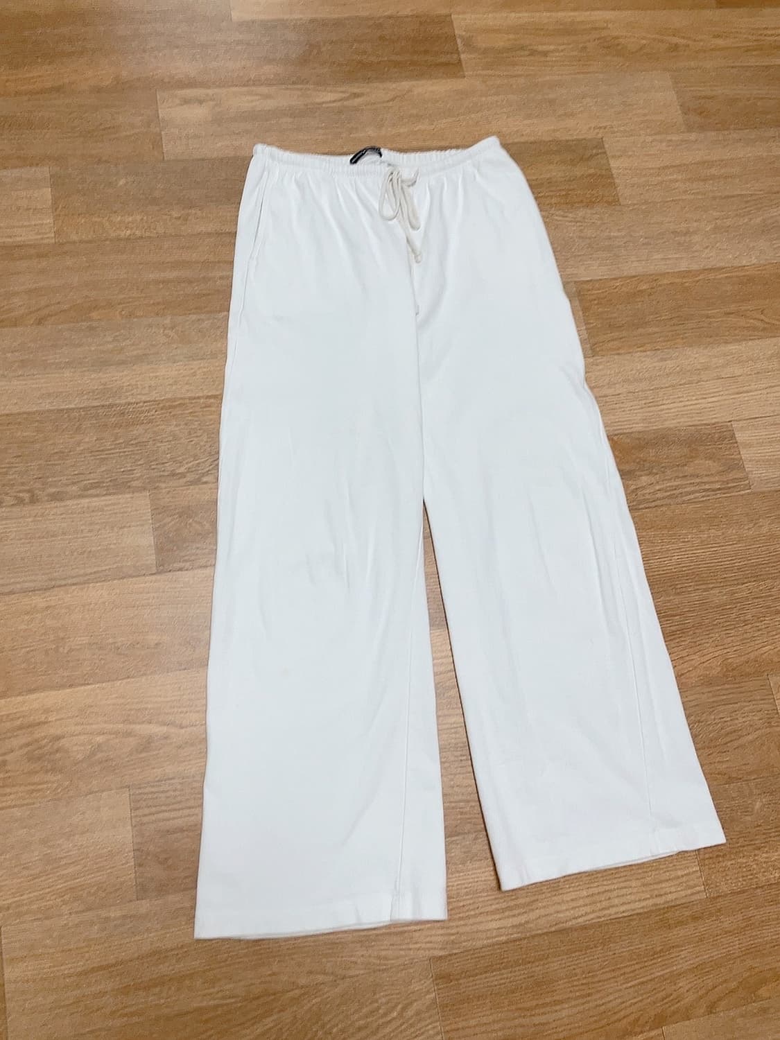 브랜디멜빌 화이트 스웻팬츠 면소재 상품이미지3