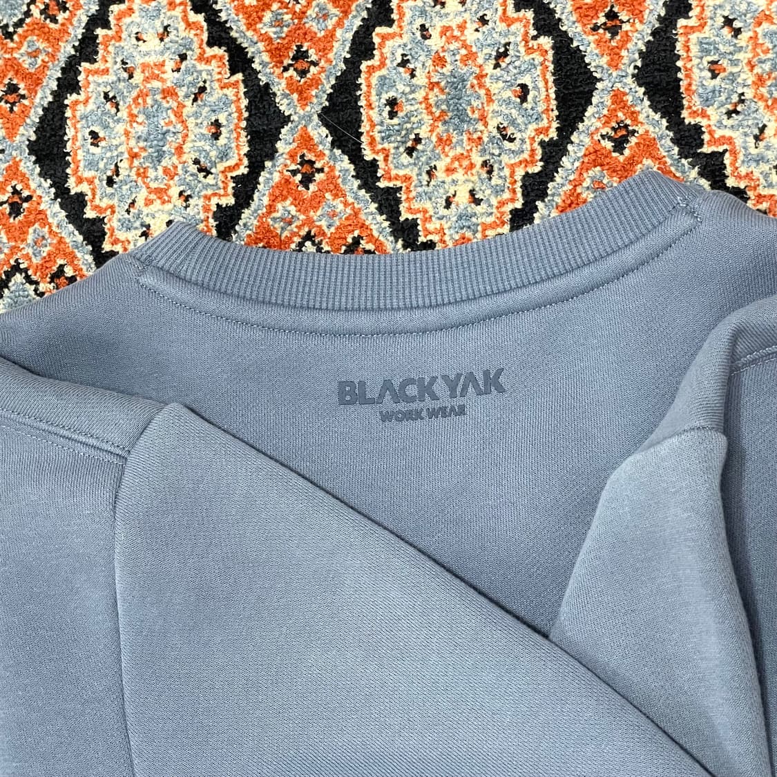 블랙야크 블루 기모 맨투맨 남성100 상품이미지7