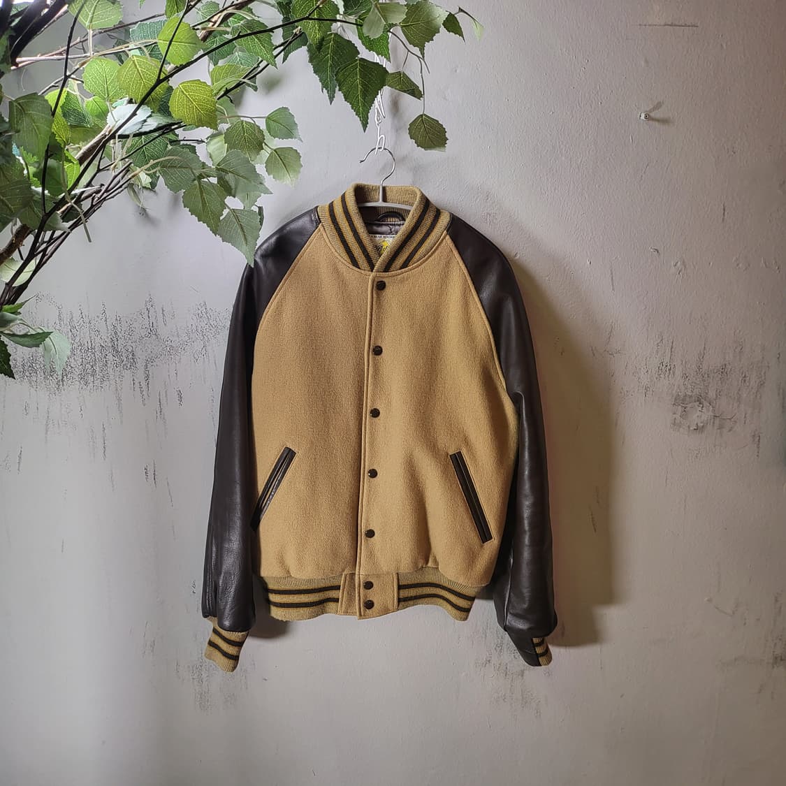 골든베어 레더 바시티 (M) made in USA 상품이미지1