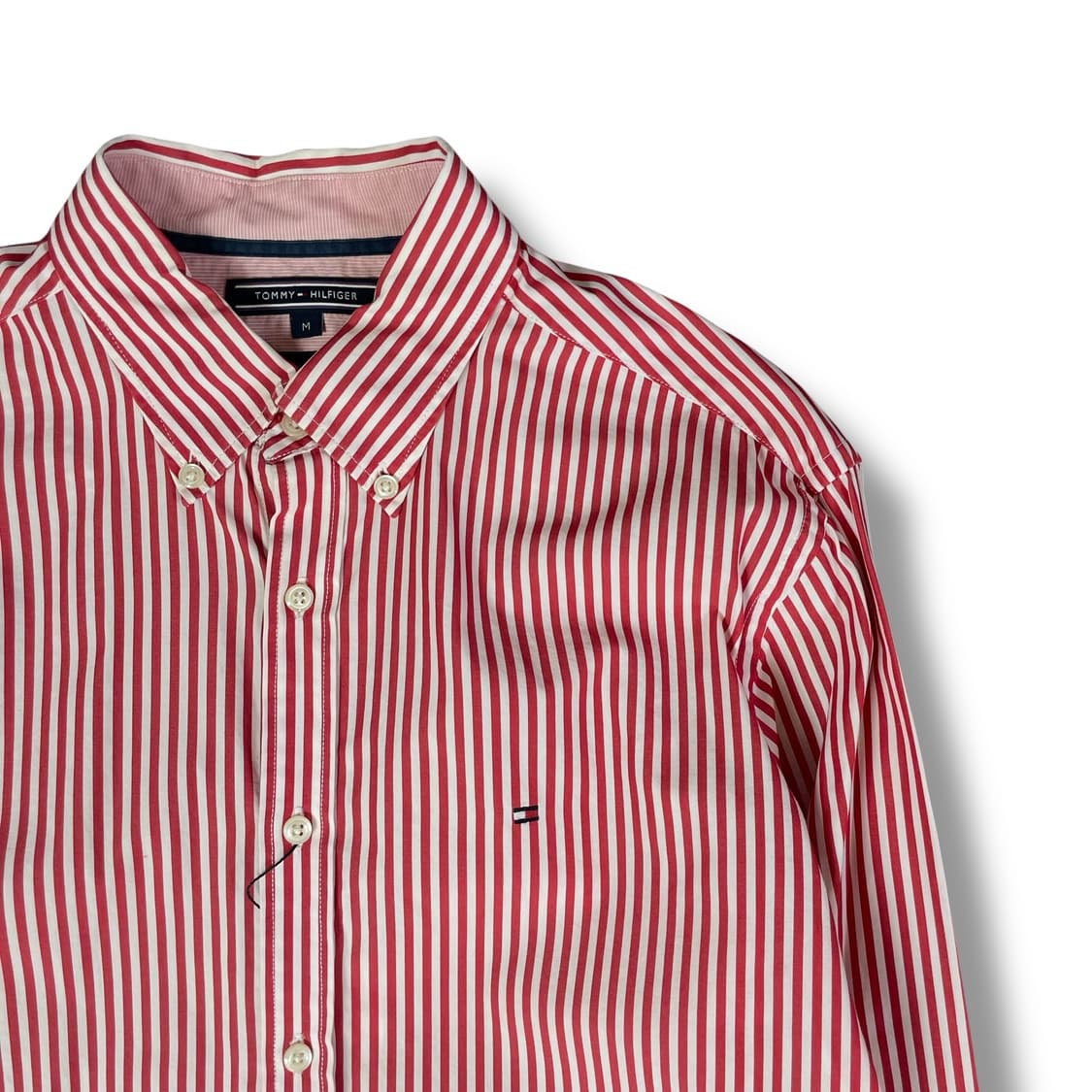 타미힐피거 레드스트라이프 옥스퍼드 코튼 셔츠 M 상품이미지3