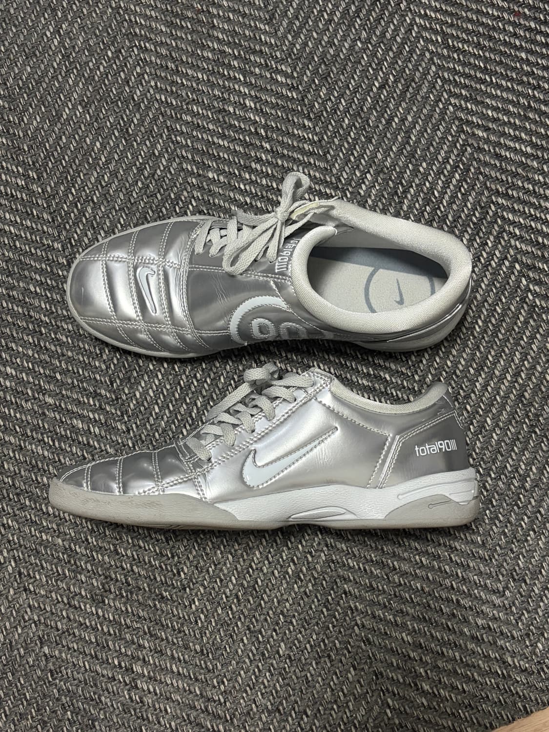 [나이키] 토탈 90 3 SP 메탈릭 플래티넘 화이트 상품이미지6