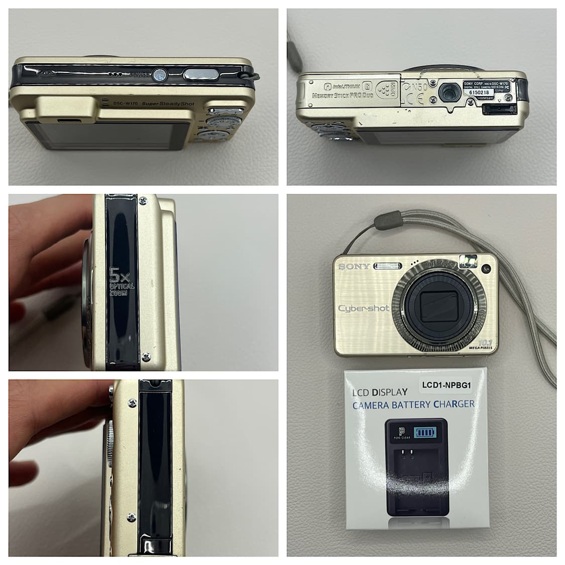 소니 사이버샷 cybershot dsc-w170 빈티지 디지털 카메라 상품이미지2