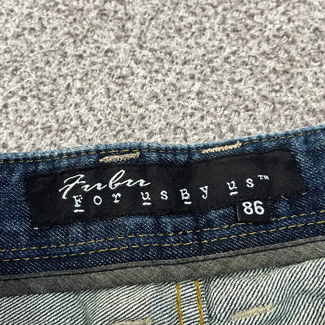 FUBU 힙합 데님 버뮤다 팬츠 상품이미지3