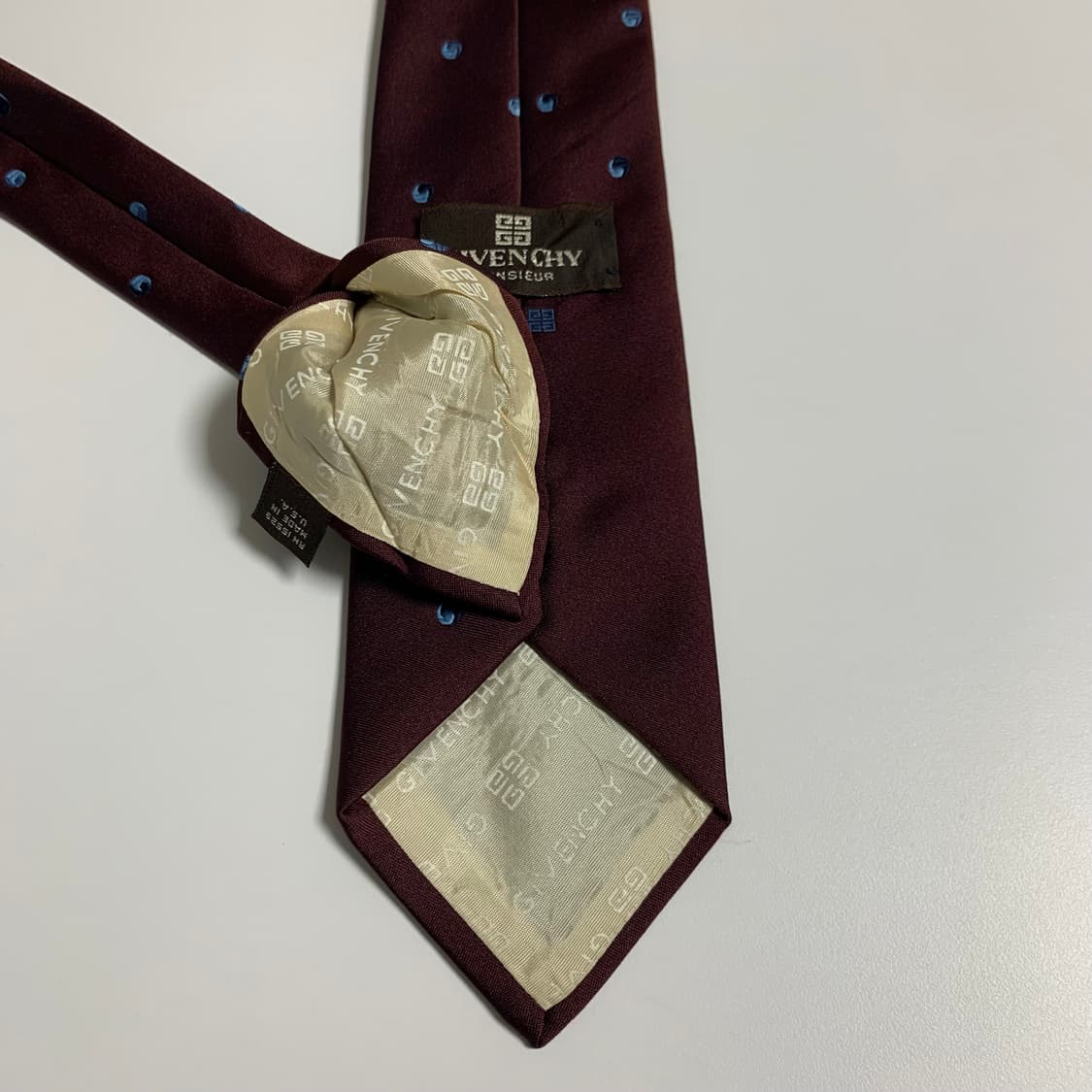 지방시(GIVENCHY) 혼방 도트디자인 명품넥타이 A+등급 7.7cm 상품이미지6