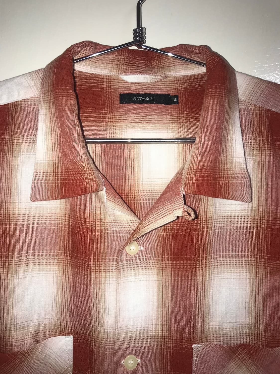 (UNISEX) VINTAGE E.L Ombre Check Shirts 상품이미지2