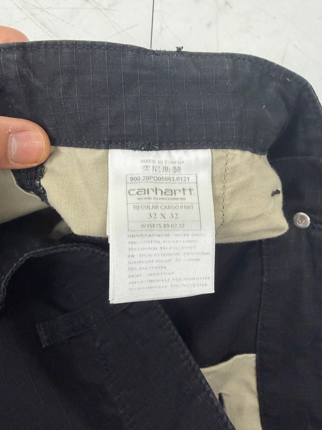 a343) 32 칼하트 레귤러 카고팬츠 상품이미지8