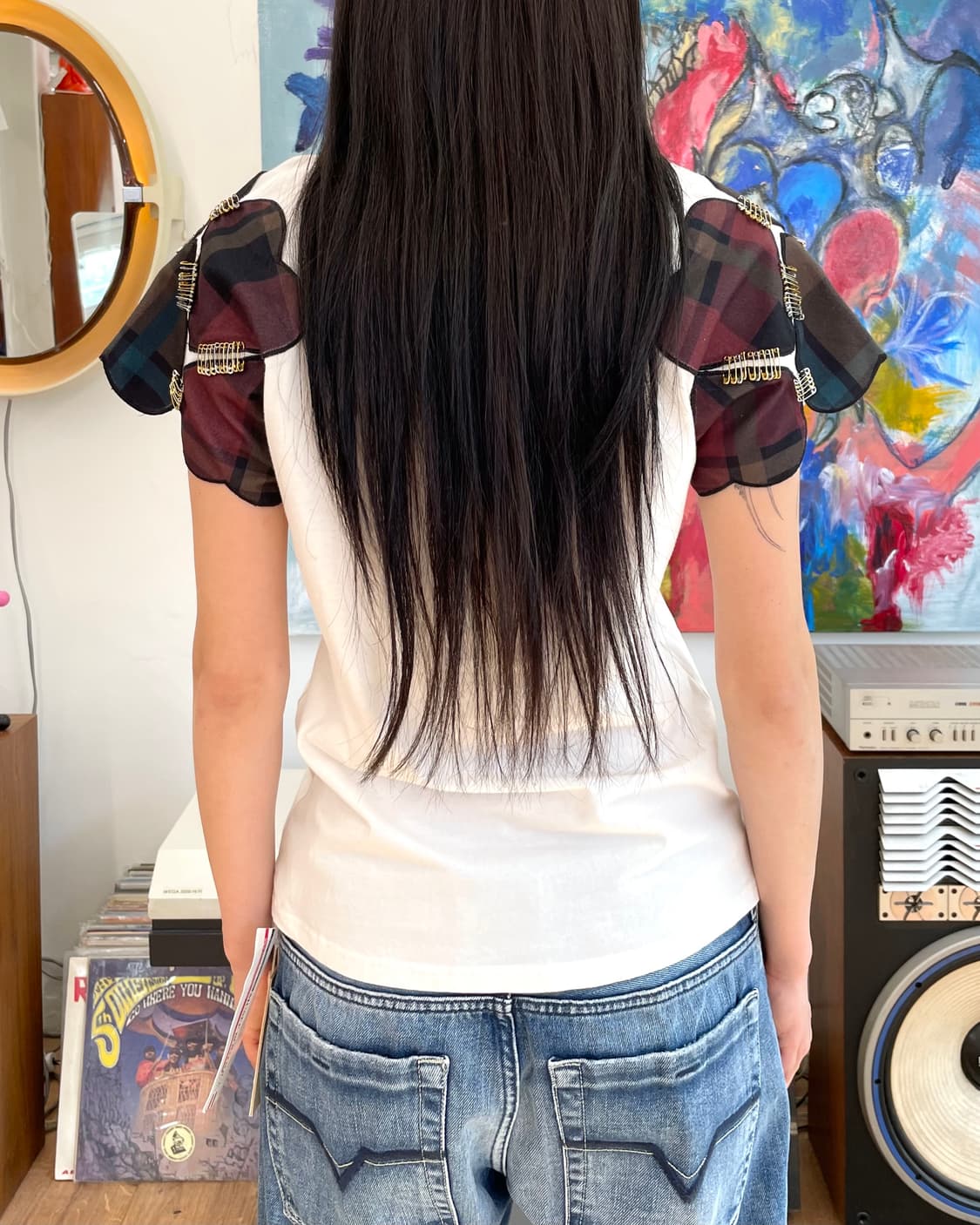 [M] 소니아리키엘 하트 슬리브 반팔 티셔츠 상품이미지6