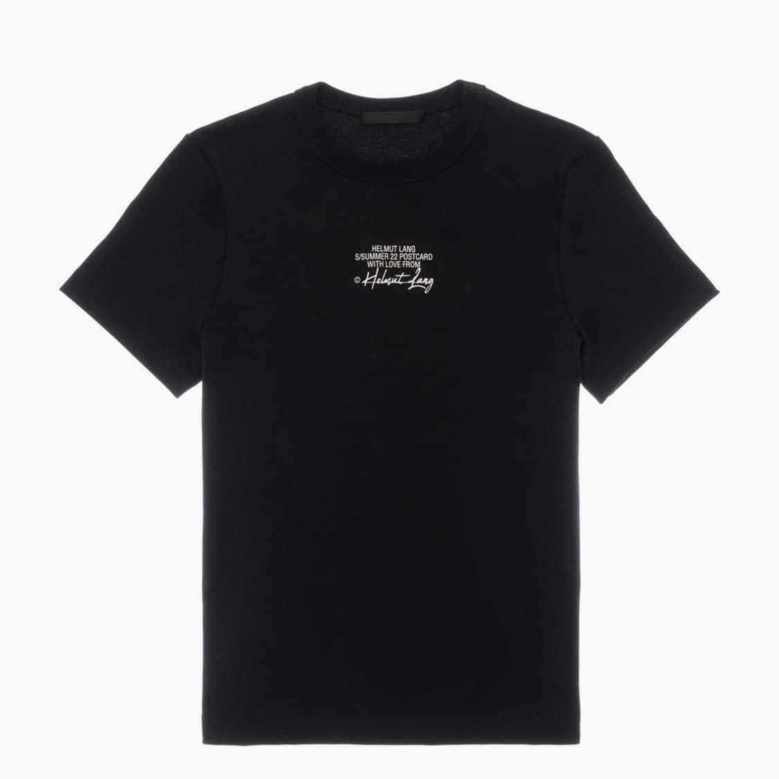 (XS) 헬무트랭 postcard 베이비 티셔츠 여성 (새상품) 상품이미지1