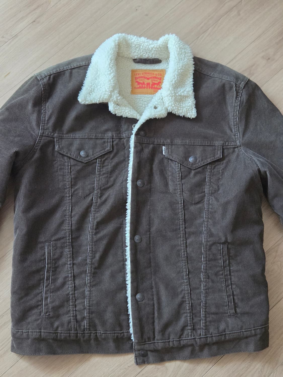 리바이스 양털 자켓 브라운 상품이미지1