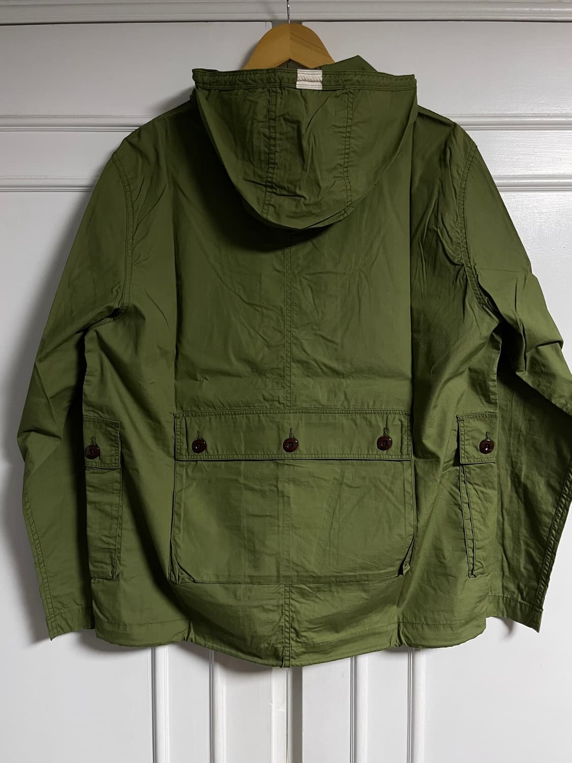 EASTLOGUE Hooded Shirt L.Olive M 상품이미지2