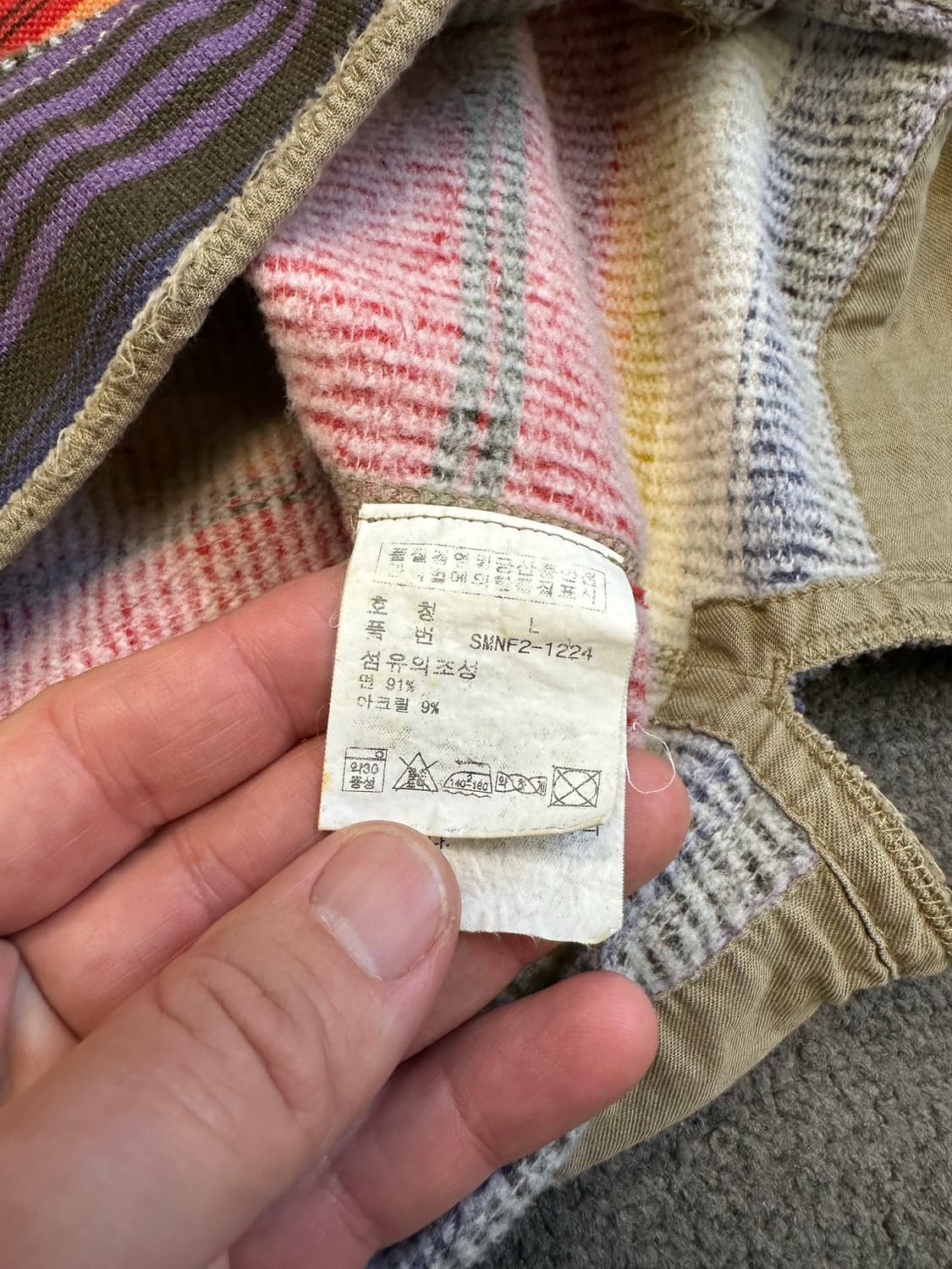 폴로 랄프로렌 인디안 단가라 후드티 L 상품이미지4