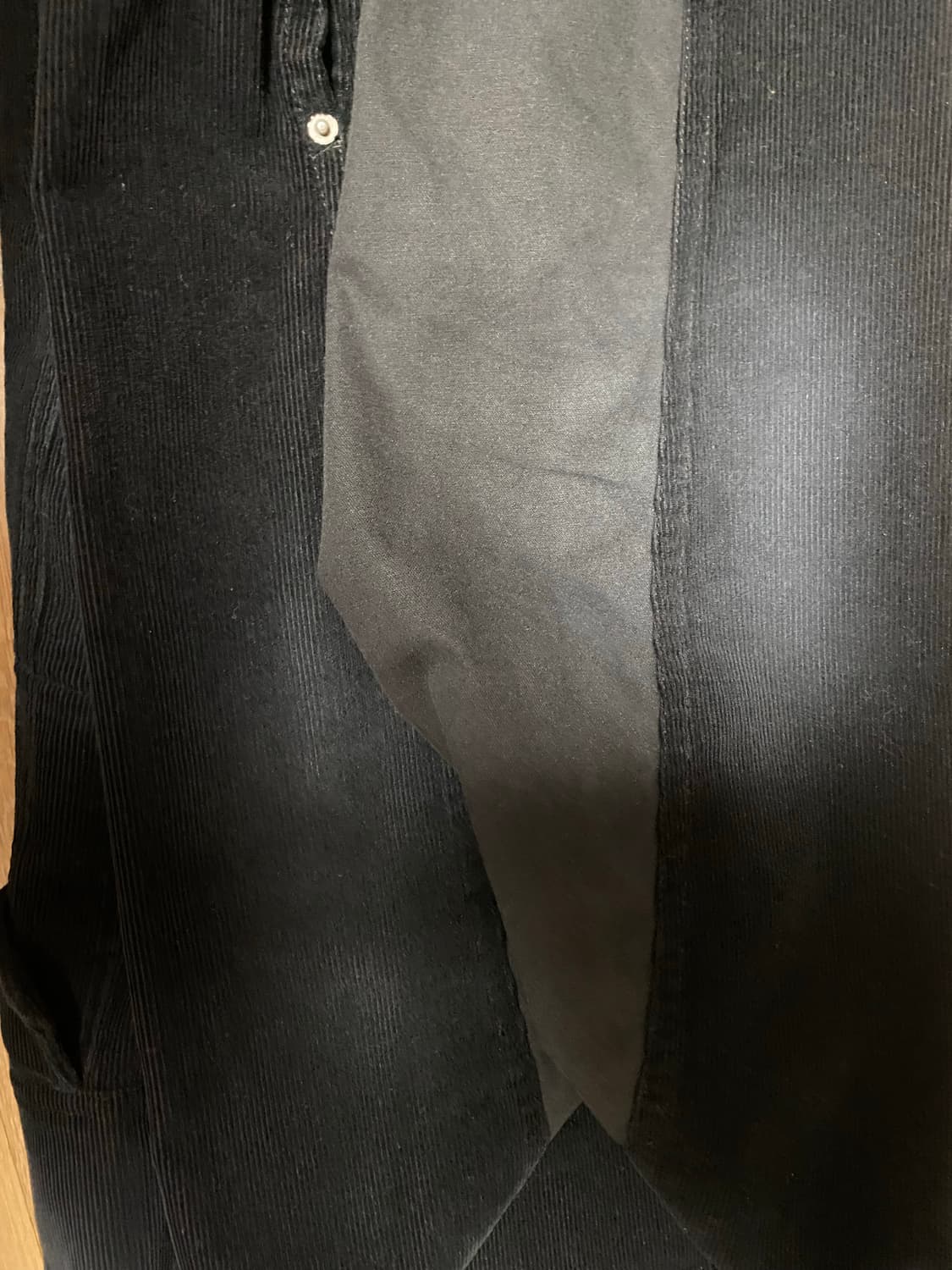 [2] 폴리테루 페이디드 트러커 자켓 코듀로이 블랙 상품이미지10