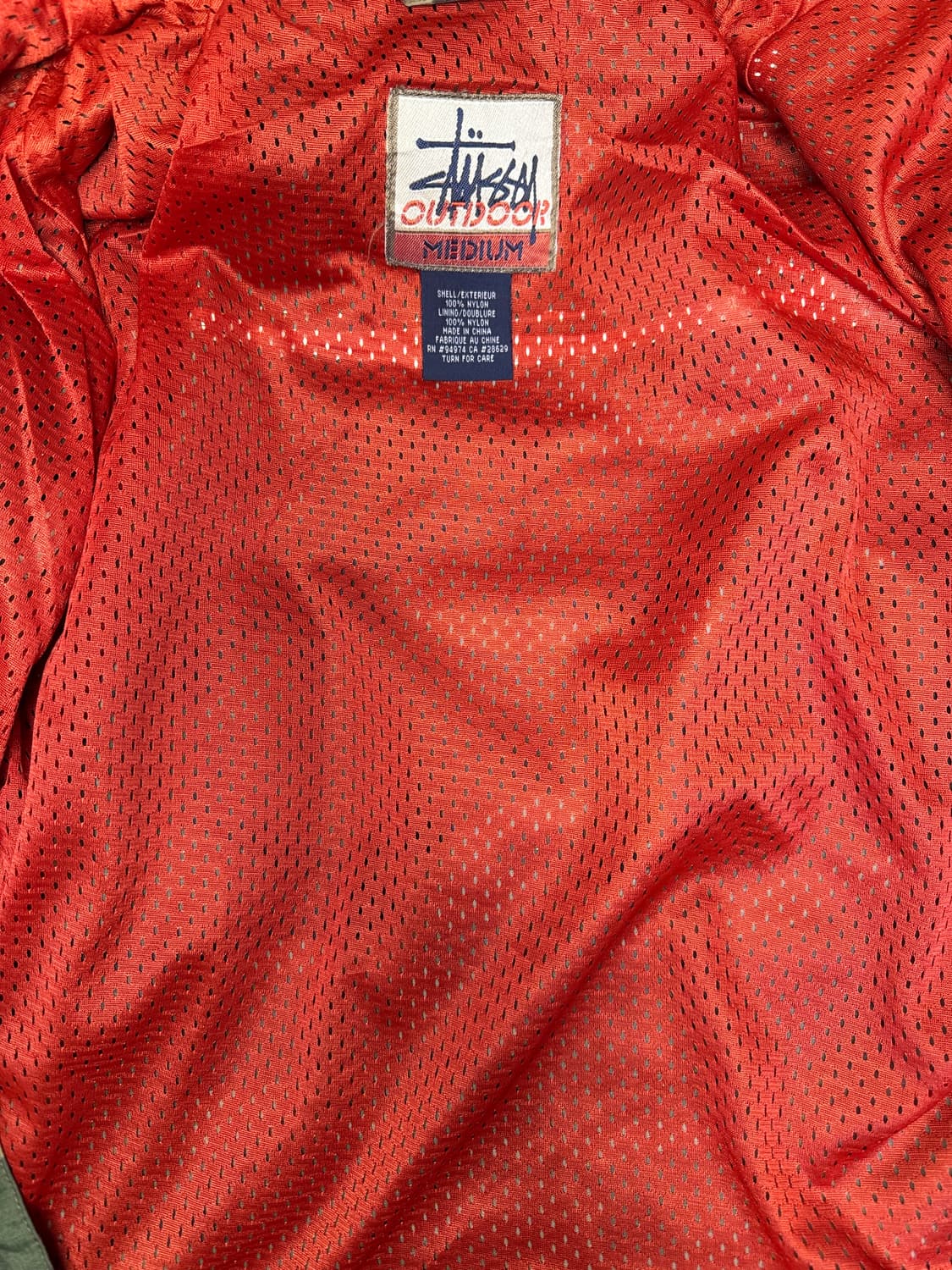 빈티지 90s 올드 스투시 아웃도어 카모 밀리터리 셔츠 자켓 M 상품이미지7