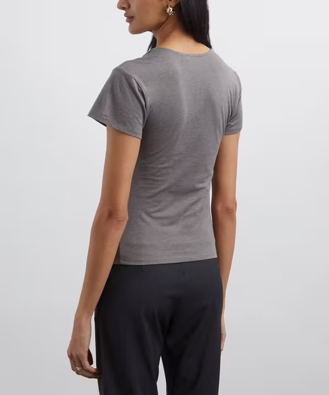 [S,M]팔로마울 Hazzard 슬리브리스 탑/그레이 상품이미지6