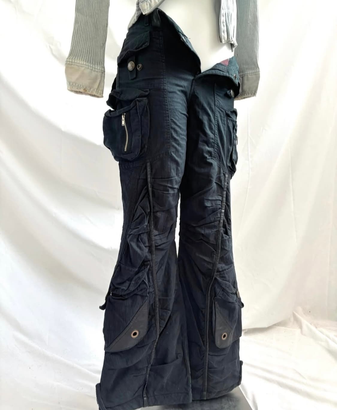 빈티지 대대장 네이비 카고팬츠 상품이미지2