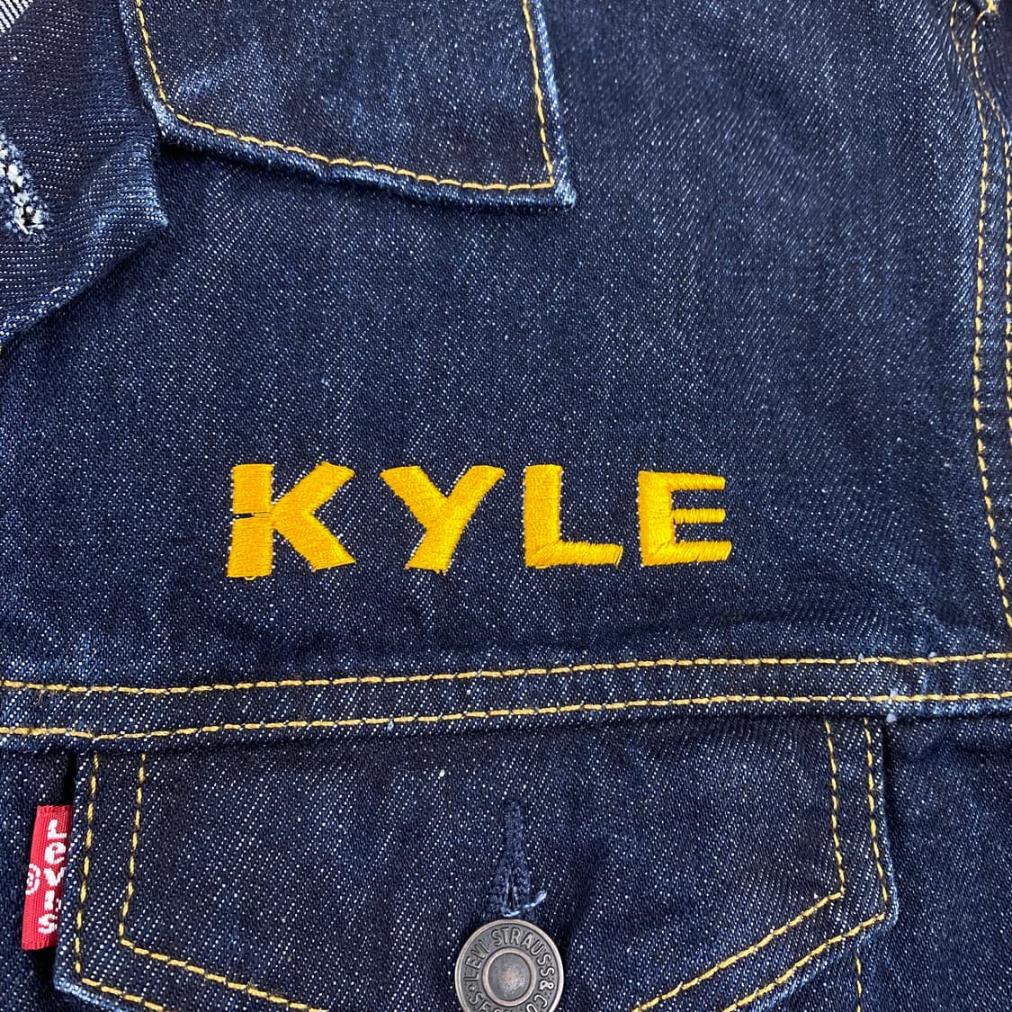 리바이스 레드 탭 패치워크 리메이크 데님 트러커 자켓 (98) 상품이미지6