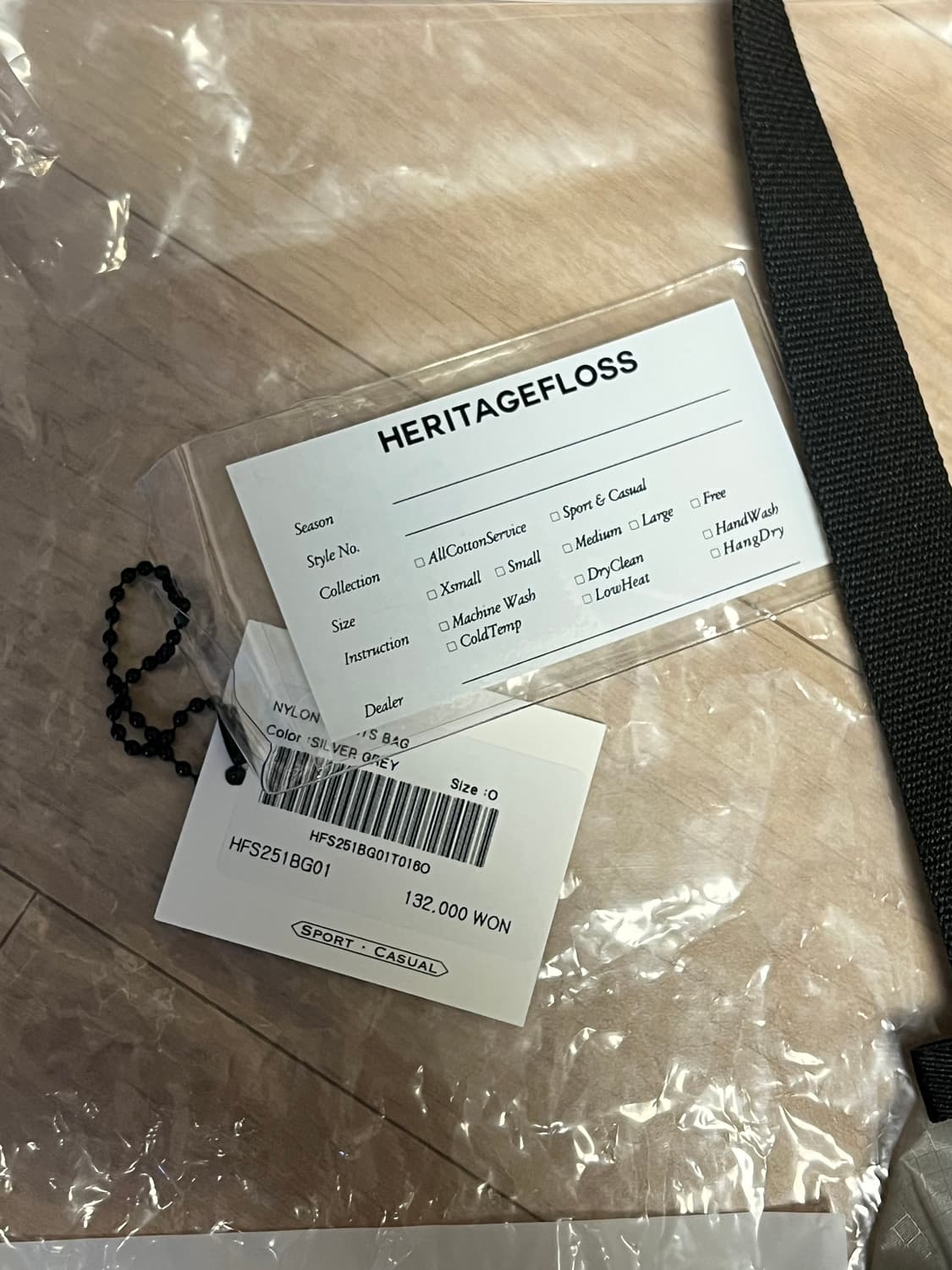 헤리티지플로스 나일론 스포츠백 상품이미지2