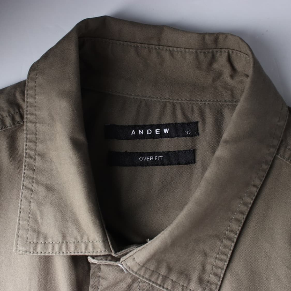 ANDEW 카키 오버핏 셔츠 자켓 XL 상품이미지5