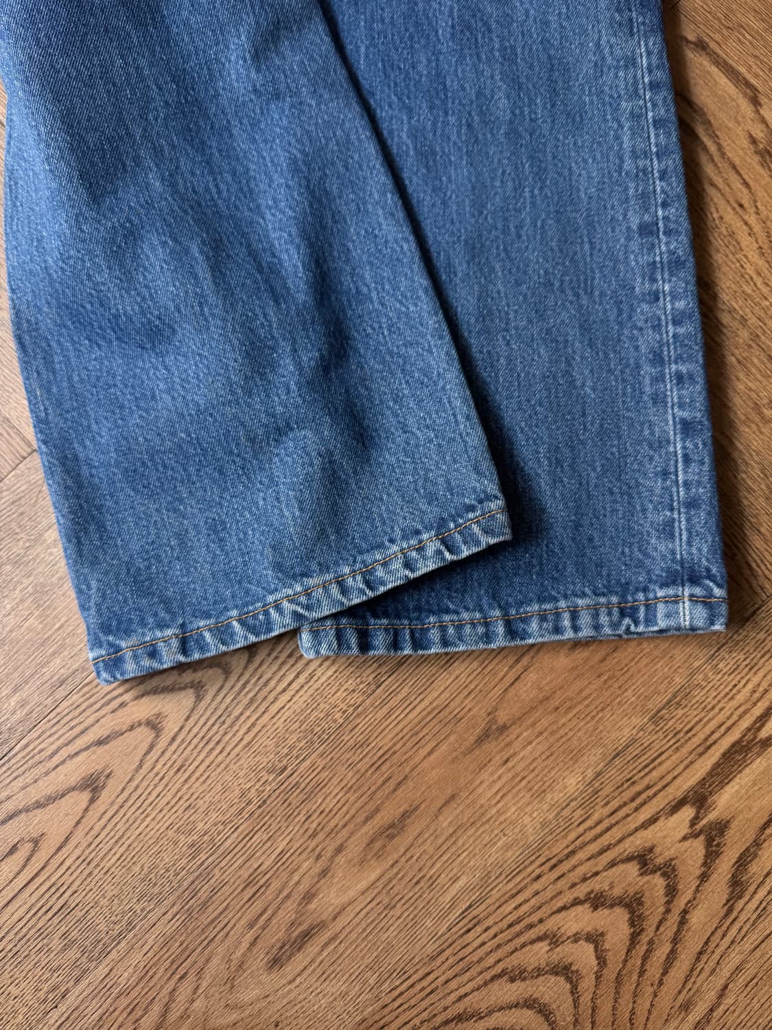 [30]리바이스 유럽 501 빈티지 워싱 스트레이트핏 데님 팬츠 상품이미지4