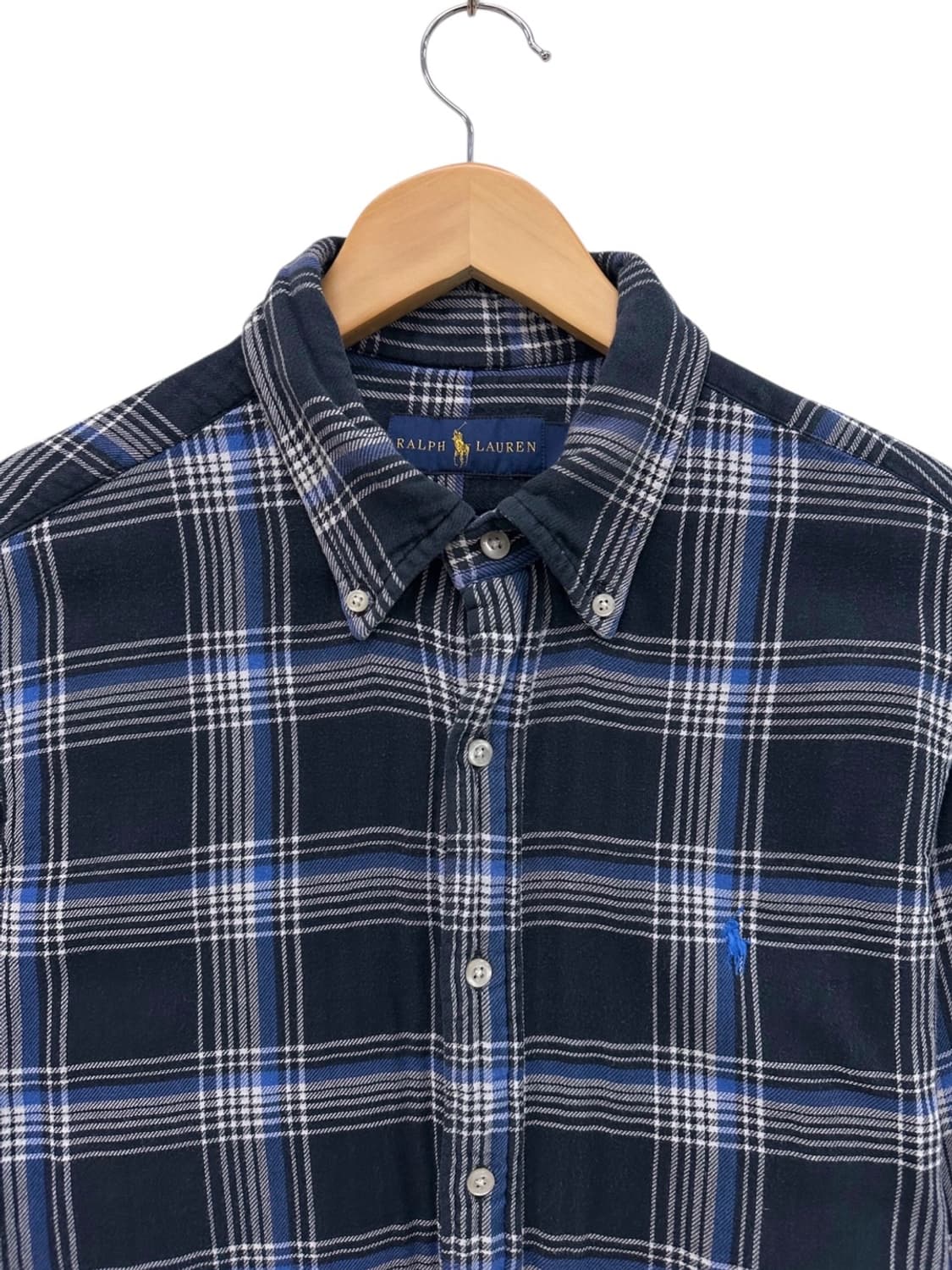 폴로 체크셔츠 다크네이비 (L) 상품이미지2
