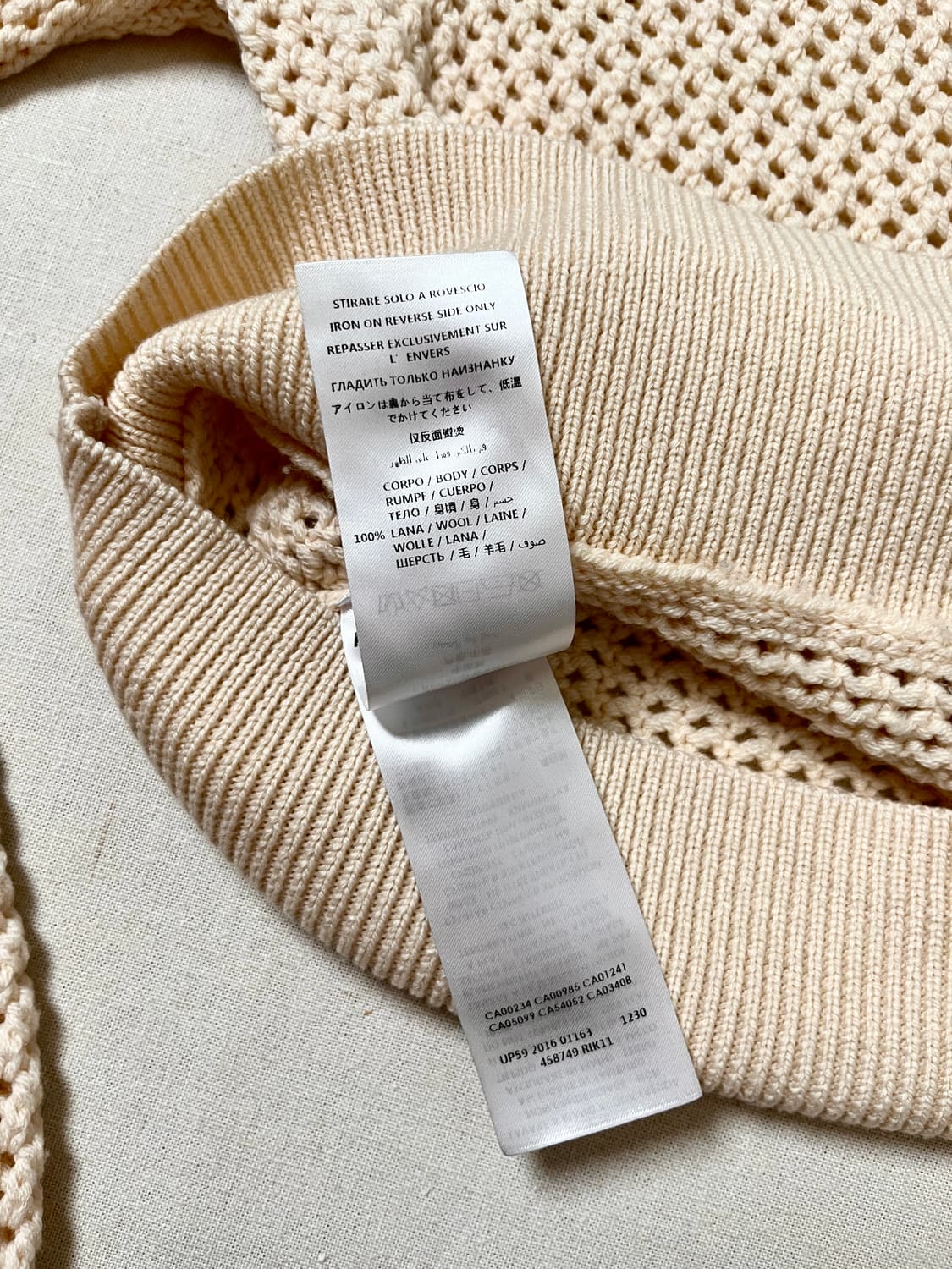 알렉산더 맥퀸 벌룬소매 그물 니트 alexander mcqueen  상품이미지9