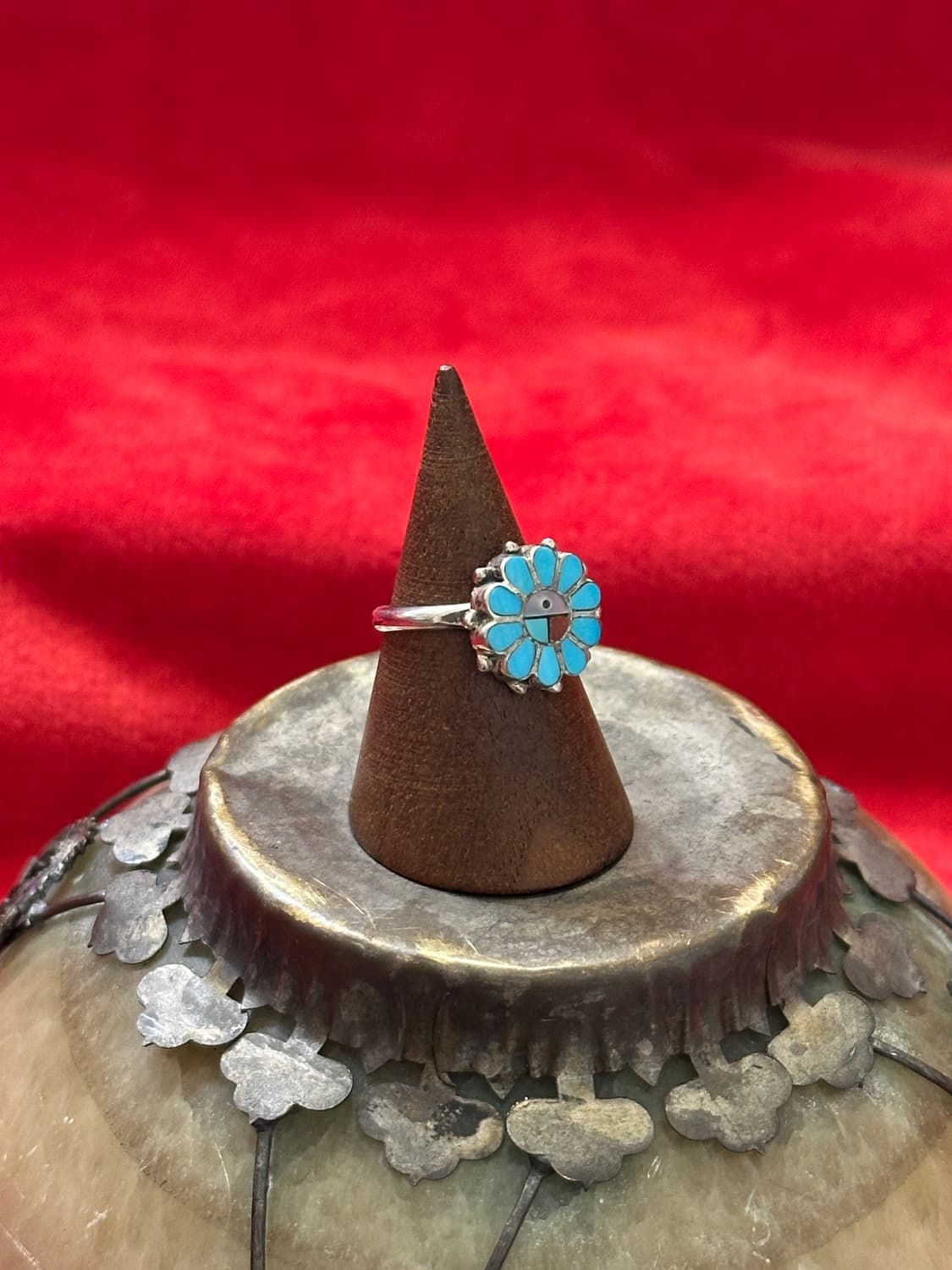 Zuni turquoise 925silver ring 상품이미지2