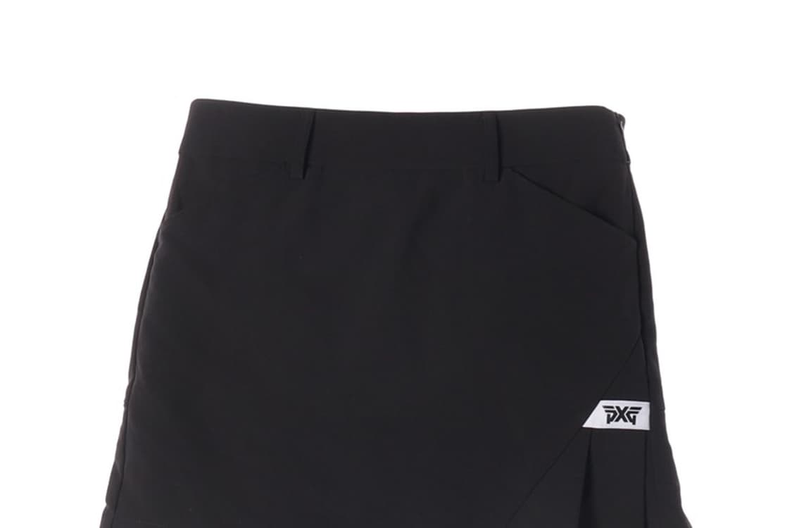 PXG 블랙 플리츠 골프 스커트 큐롯 상품이미지3
