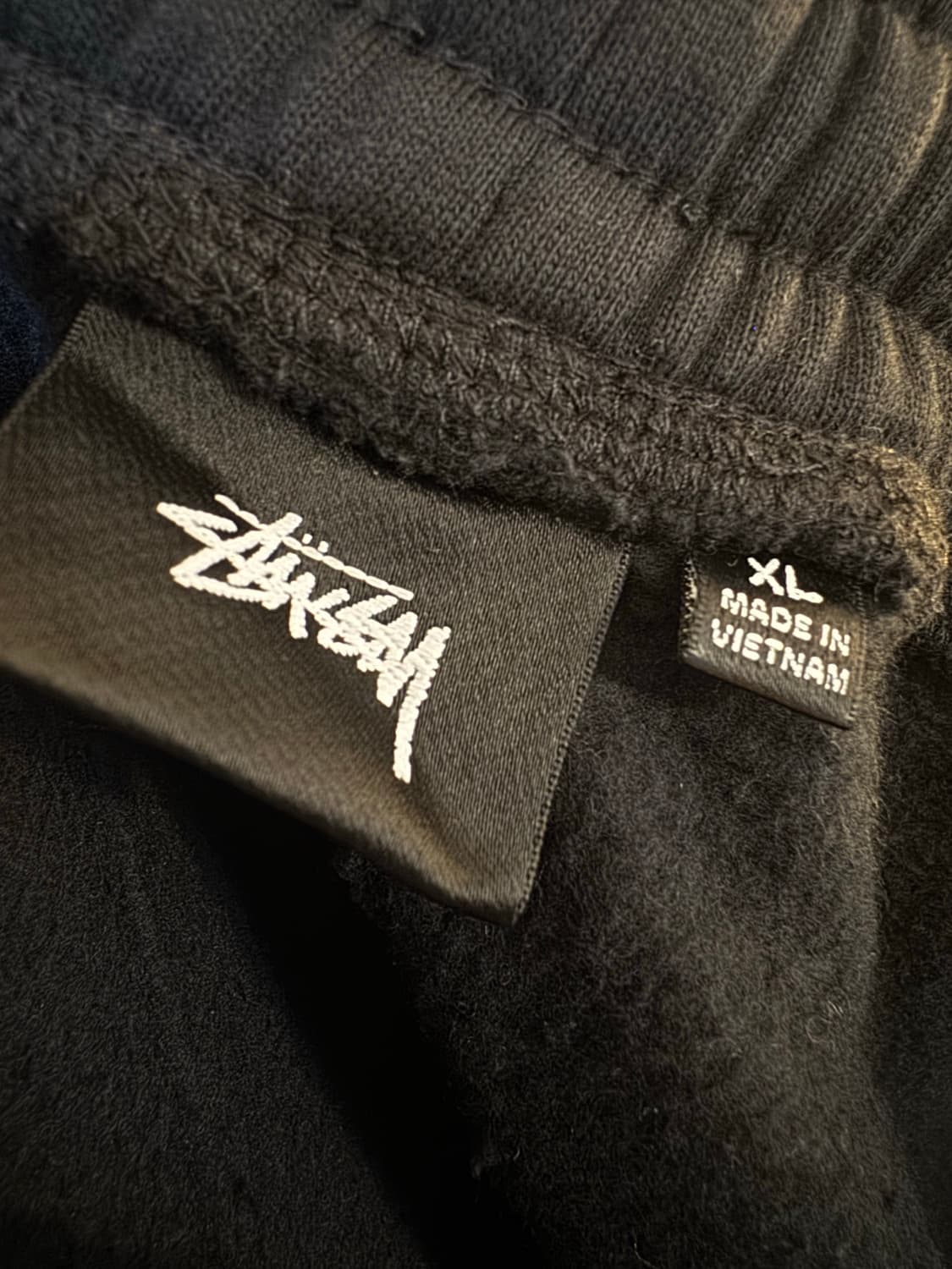 [XL]스투시 스포츠 스웻팬츠 블랙 상품이미지4