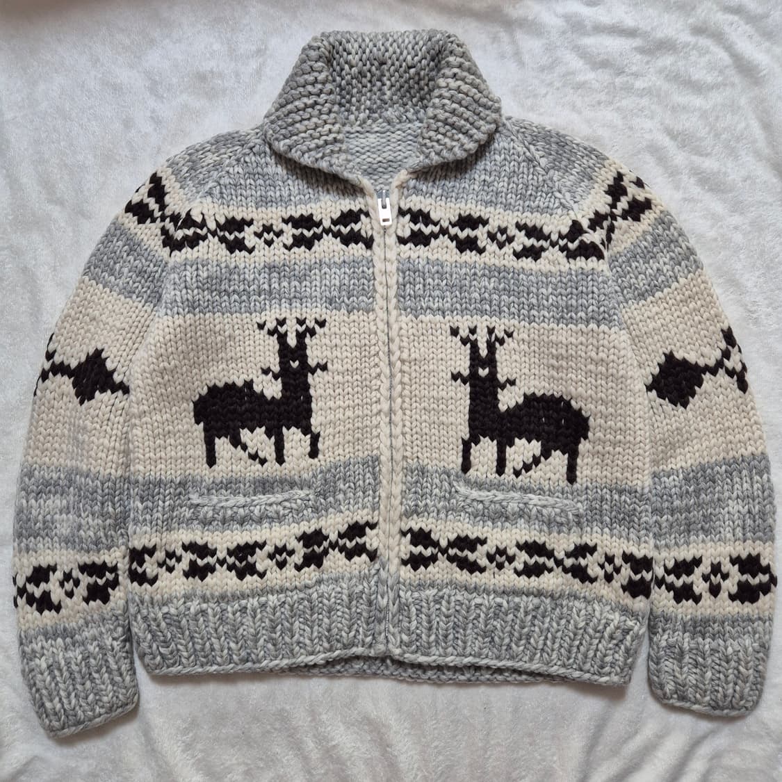 Canadian sweater 사슴 패턴 캐나다 코위찬ML 상품이미지1