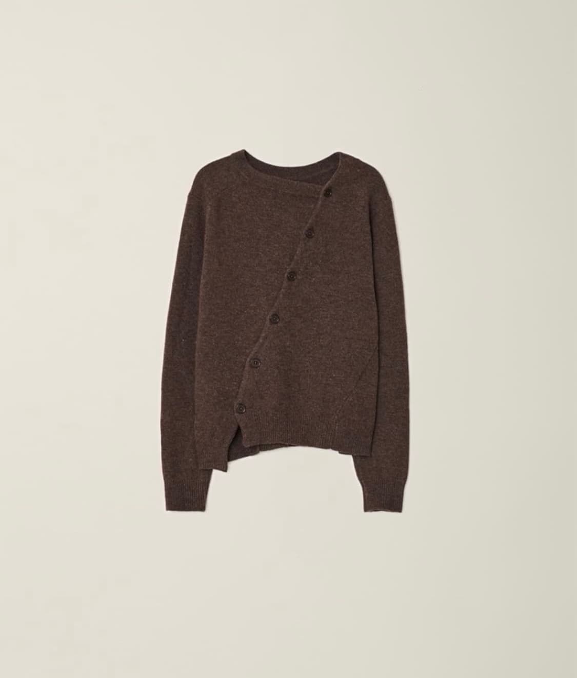 누마레 가디건 브라운 L 상품이미지1