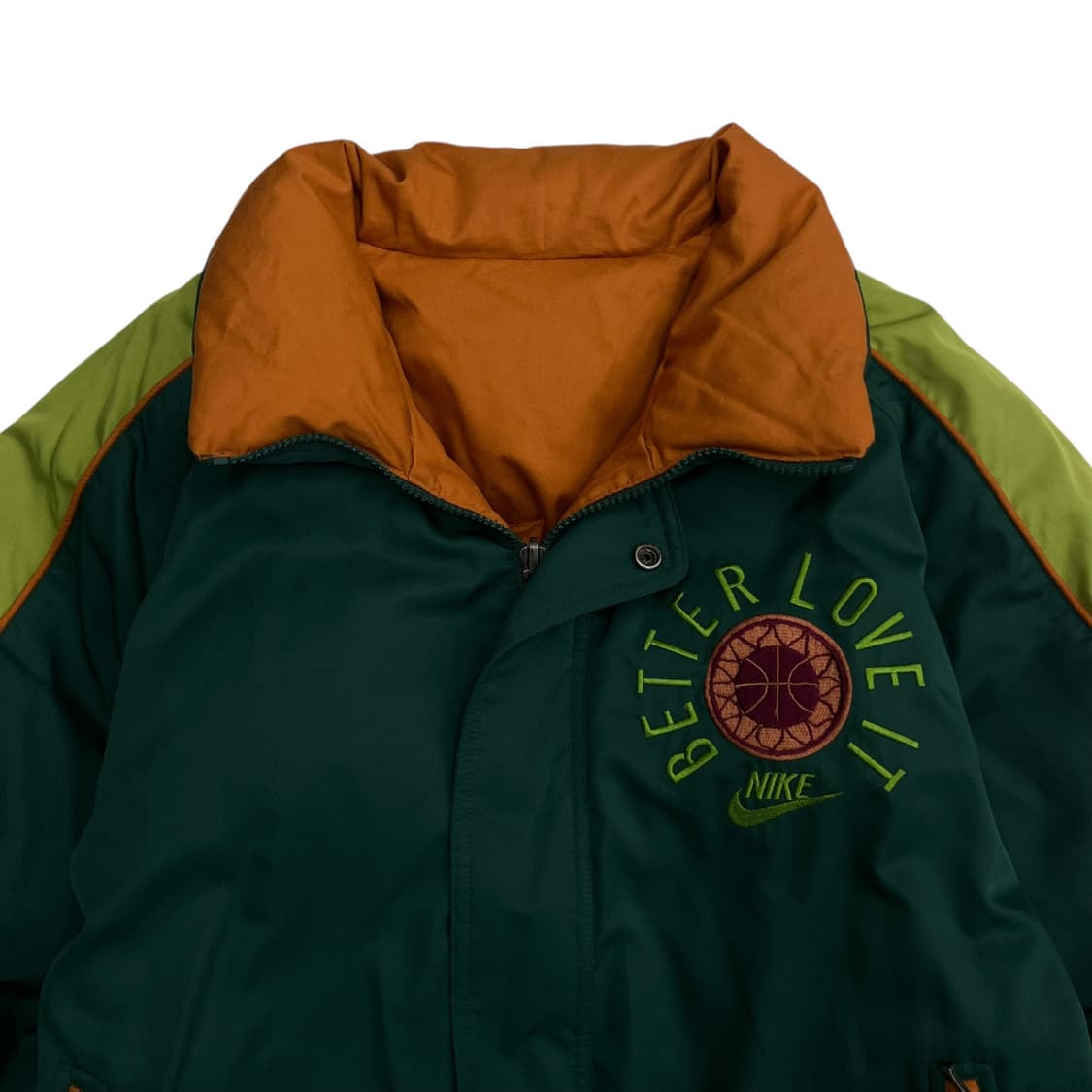 90s 나이키 자수로고 그린 리버시블 패딩 105 상품이미지6