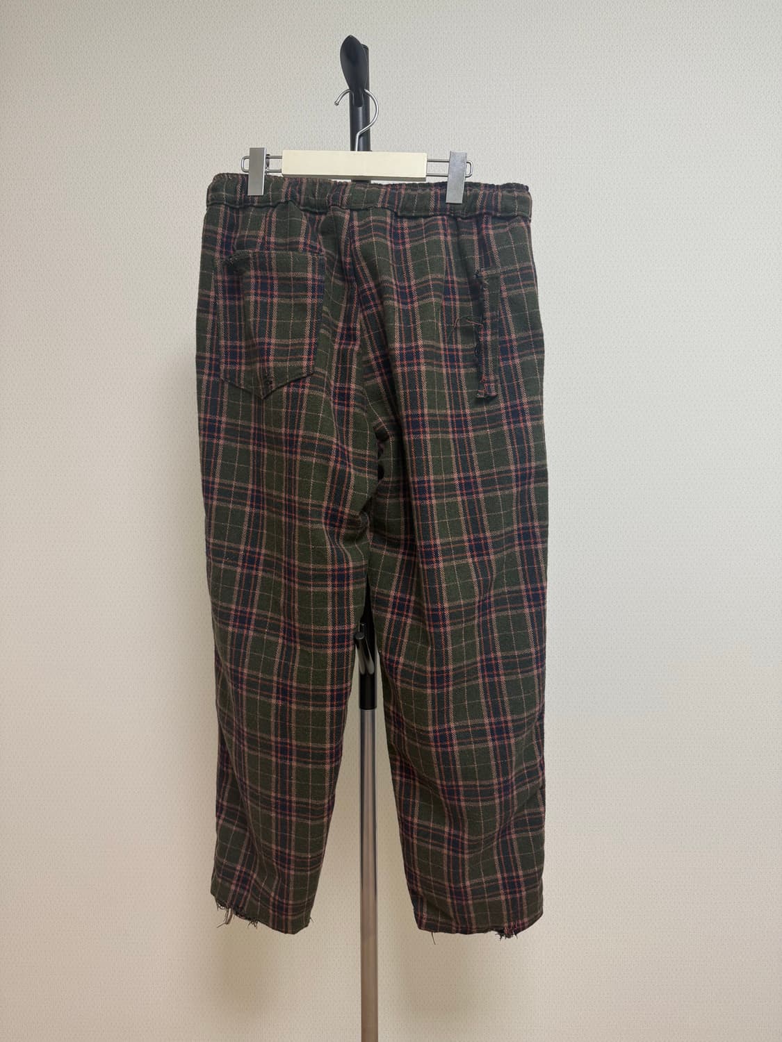 빈티지 otherfit 플란넬 체크 팬츠 상품이미지6