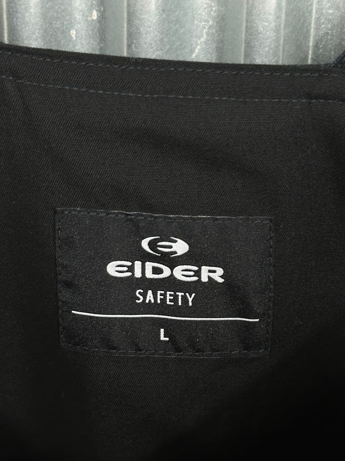 [L] 아이더 세이프티(EIDER SAFETY) 블랙 멜빵 바지 워크웨어 상품이미지4