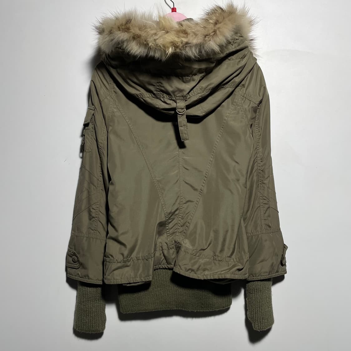 스파이럴걸 퍼 후드 야상 점퍼 상품이미지3