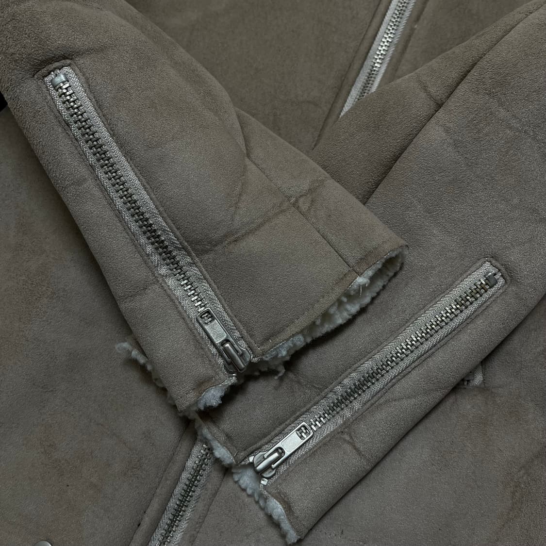 브루니 BRUNI 양털 스웨이드 무스탕 자켓 M/95 상품이미지7