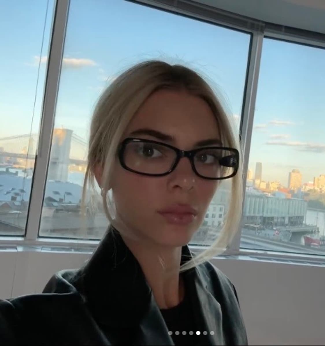 엘리사 존슨 AVERY 블랙/긱시크 안경 뿔테 상품이미지3