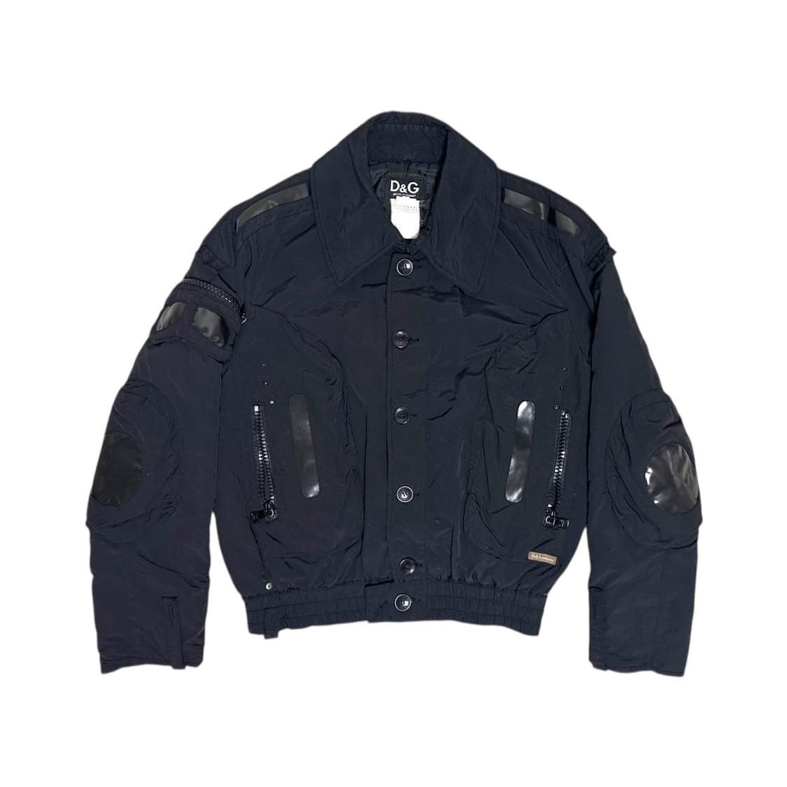 03AW 돌체앤가바나 아카이브 고글 봄버 자켓 블랙 상품이미지1