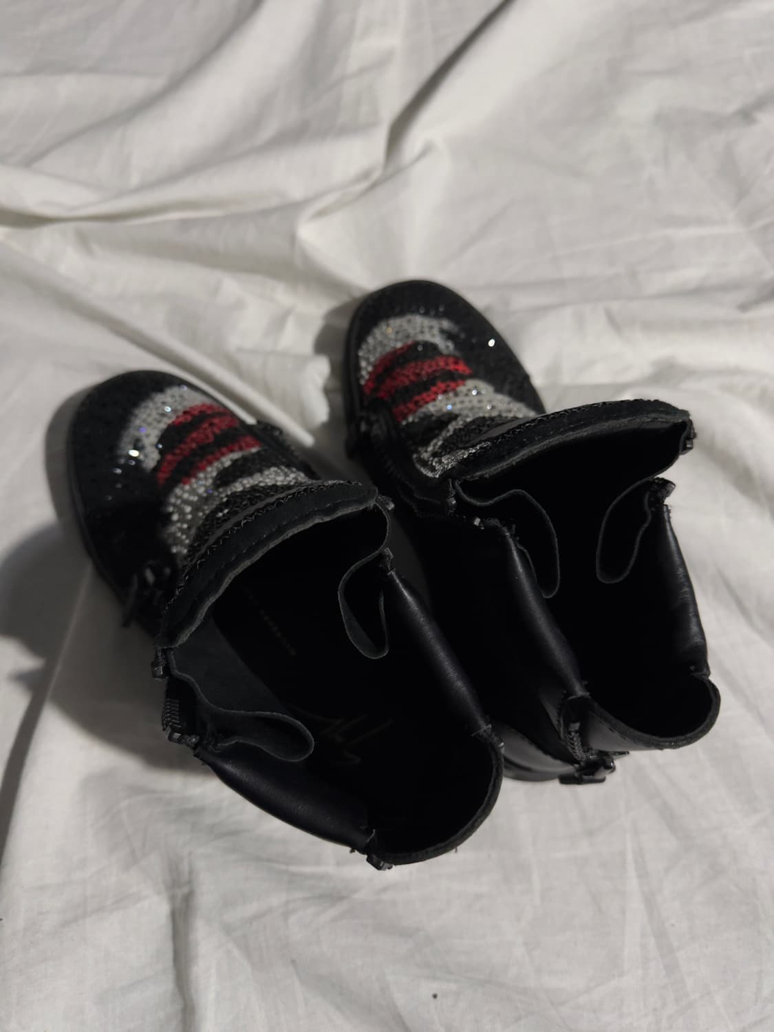 rare* 쥬세페 자노티 스와로브스키 조커 사이드집 하이탑 스니커즈 상품이미지4