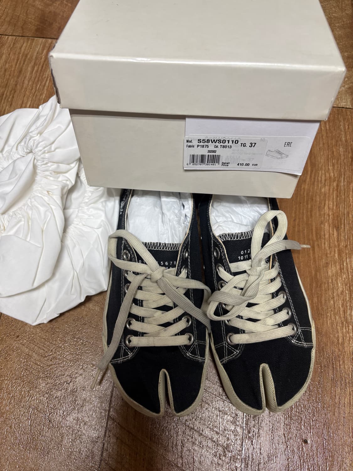 마르지엘라 타비 스니커즈 블랙 37 상품이미지2