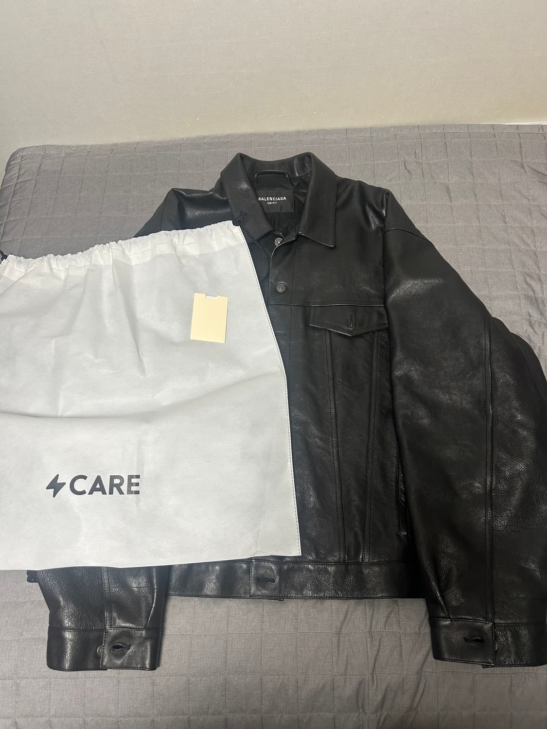 [S] 발렌시아가 버팔로 레더 자켓 상품이미지1