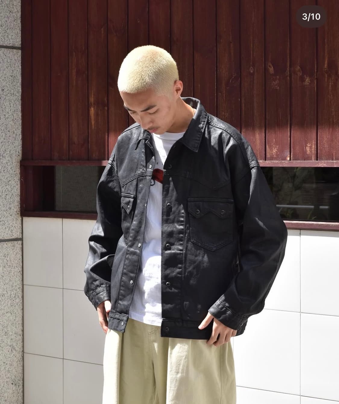 리바이스 프리미엄 웨스턴 코팅 트러커 자켓 xl 상품이미지1