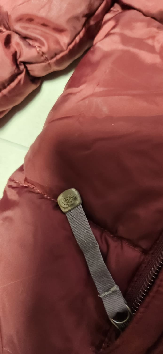 빈티지 노스페이스 700 브라운 버건디 패딩 상품이미지4