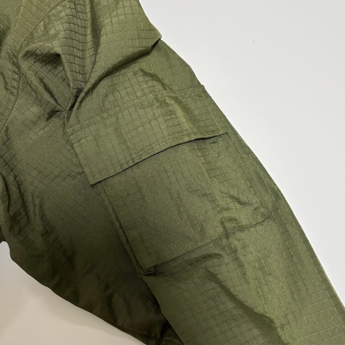 올리브 립스탑 후드 필드 자켓 상품이미지3