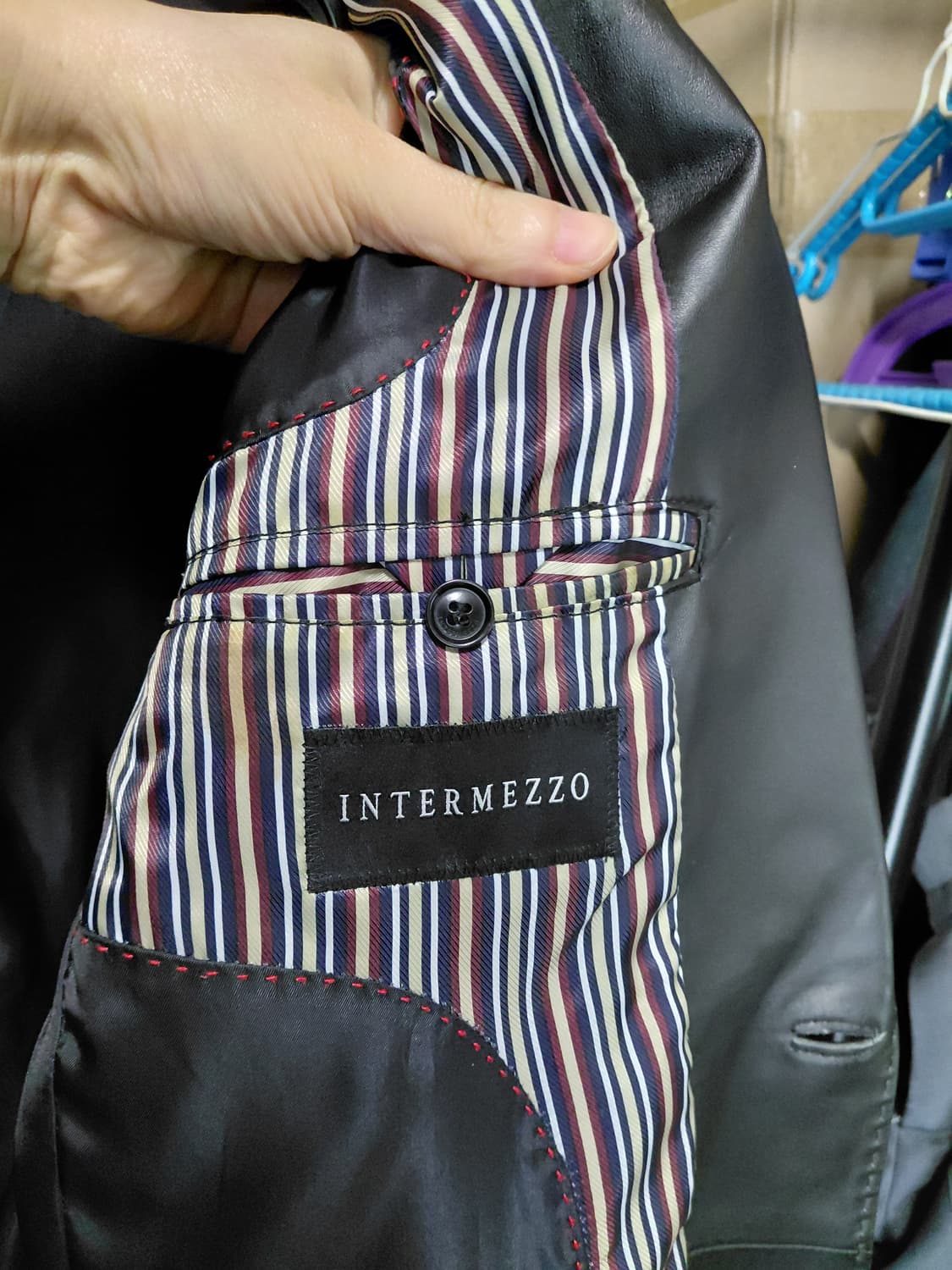 [인터메조]양가죽 자켓 103사이즈 상품이미지4