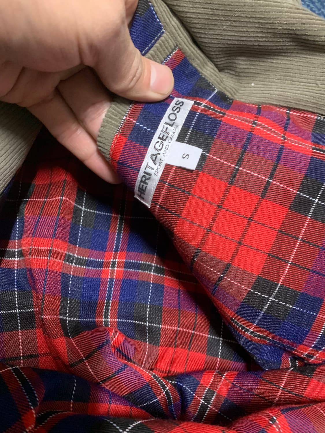 헤리티지플로스 코듀로이 블루종 s 상품이미지3