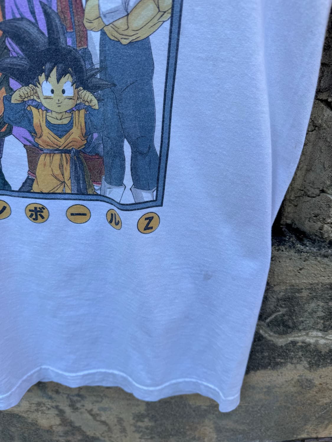 드래곤볼 제트 프린팅 빈티지 반팔 티셔츠 m 상품이미지5