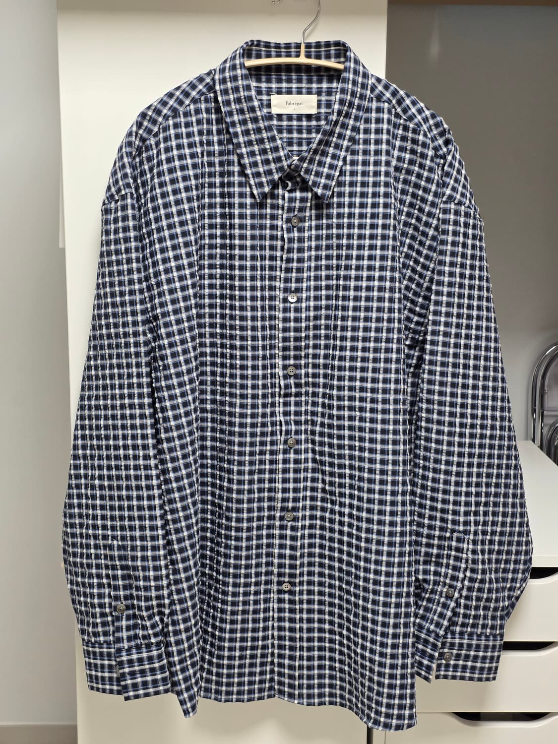 파브레가 모나코 체크 셔츠 팝니다 상품이미지2