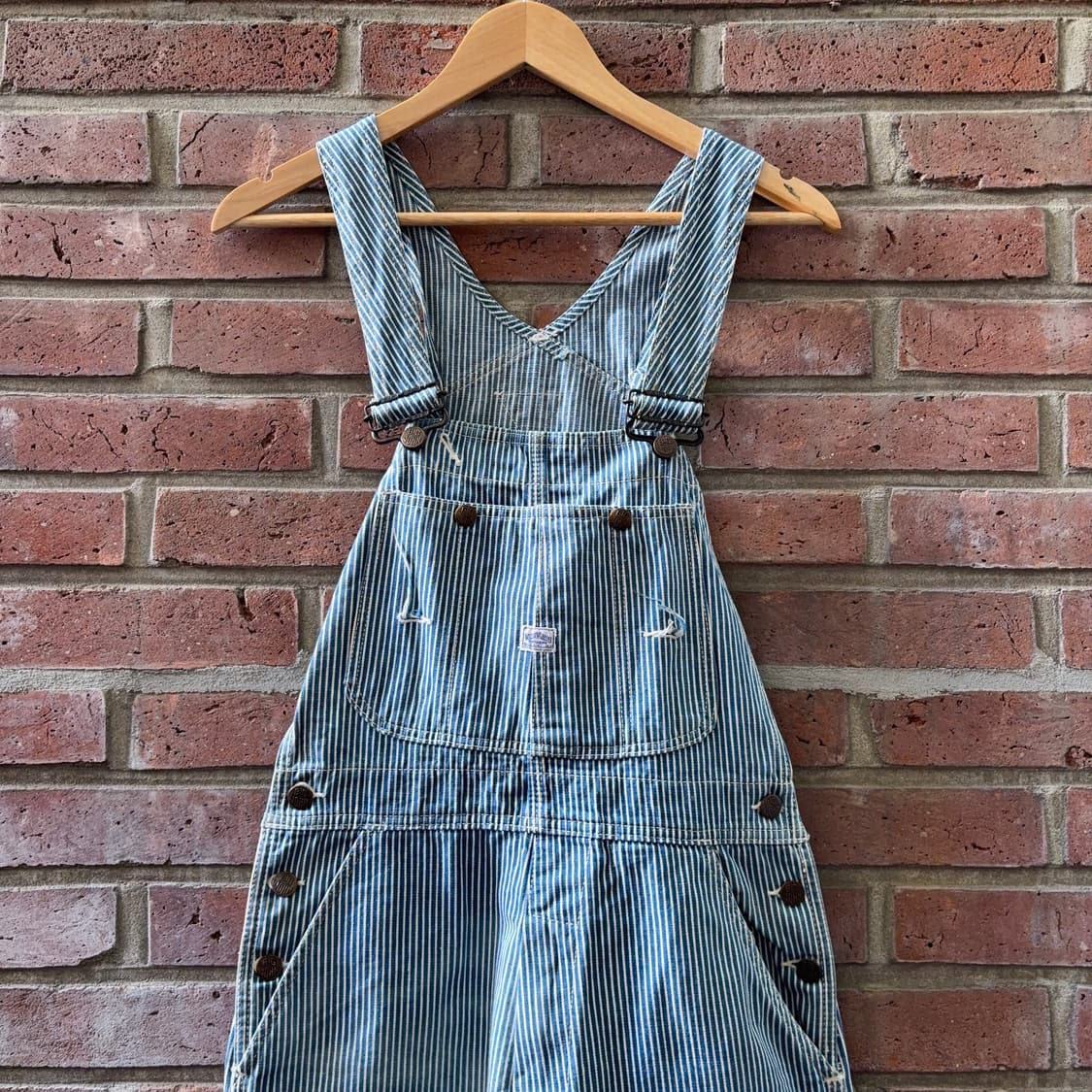 빅존 Big John 히코리 스트라이프 오버롤 상품이미지2