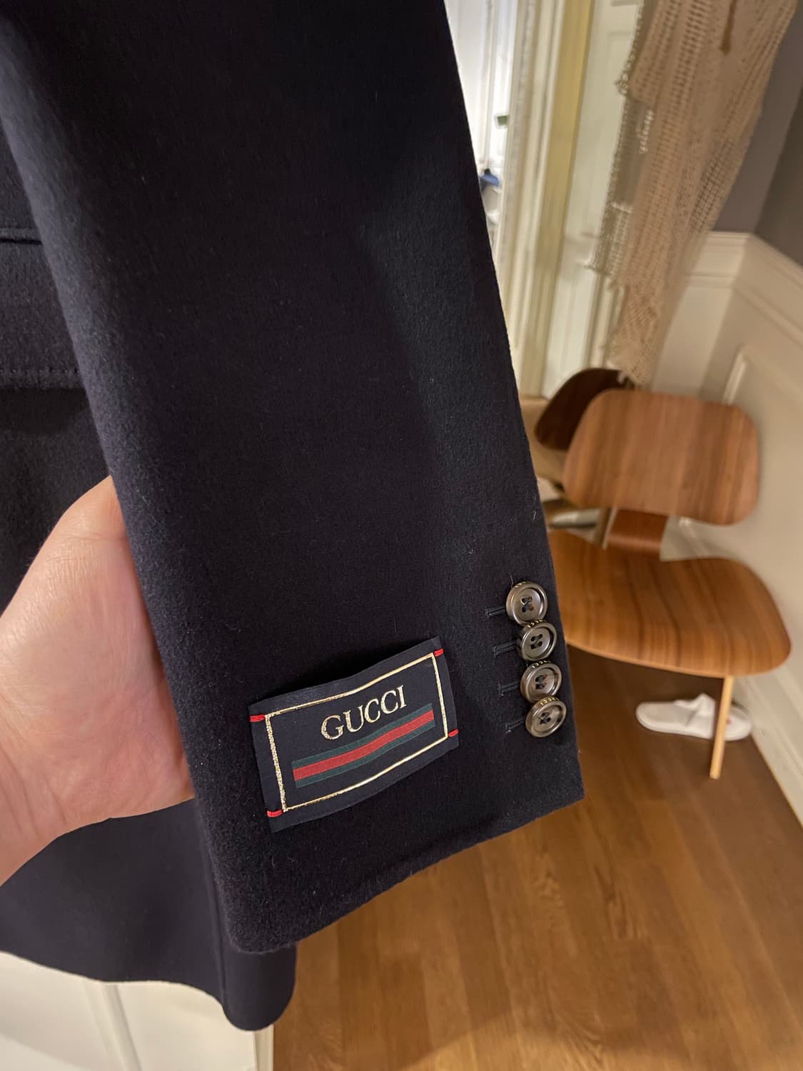 구찌 핸드메이드 울캐시미어 코트 상품이미지3